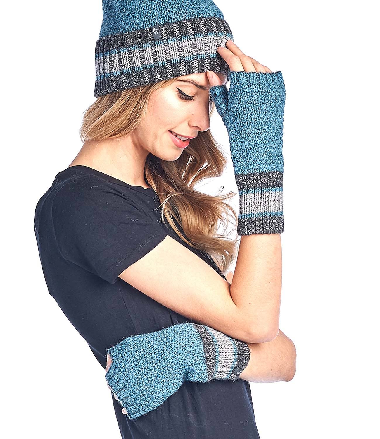 Shupaca Alpaca – Engroshandel Handsker - Dame – Alpaca Handsker - Carrera - Teal