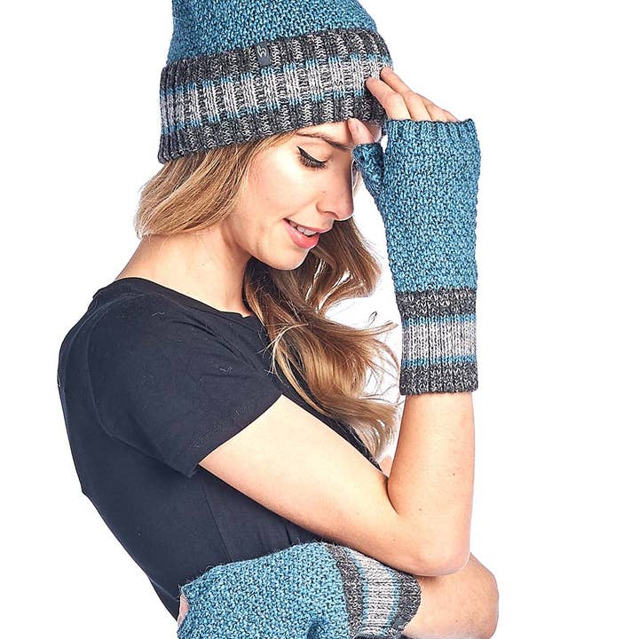 Shupaca Alpaca – Engroshandel Handsker - Dame – Alpaca Handsker - Carrera - Teal0