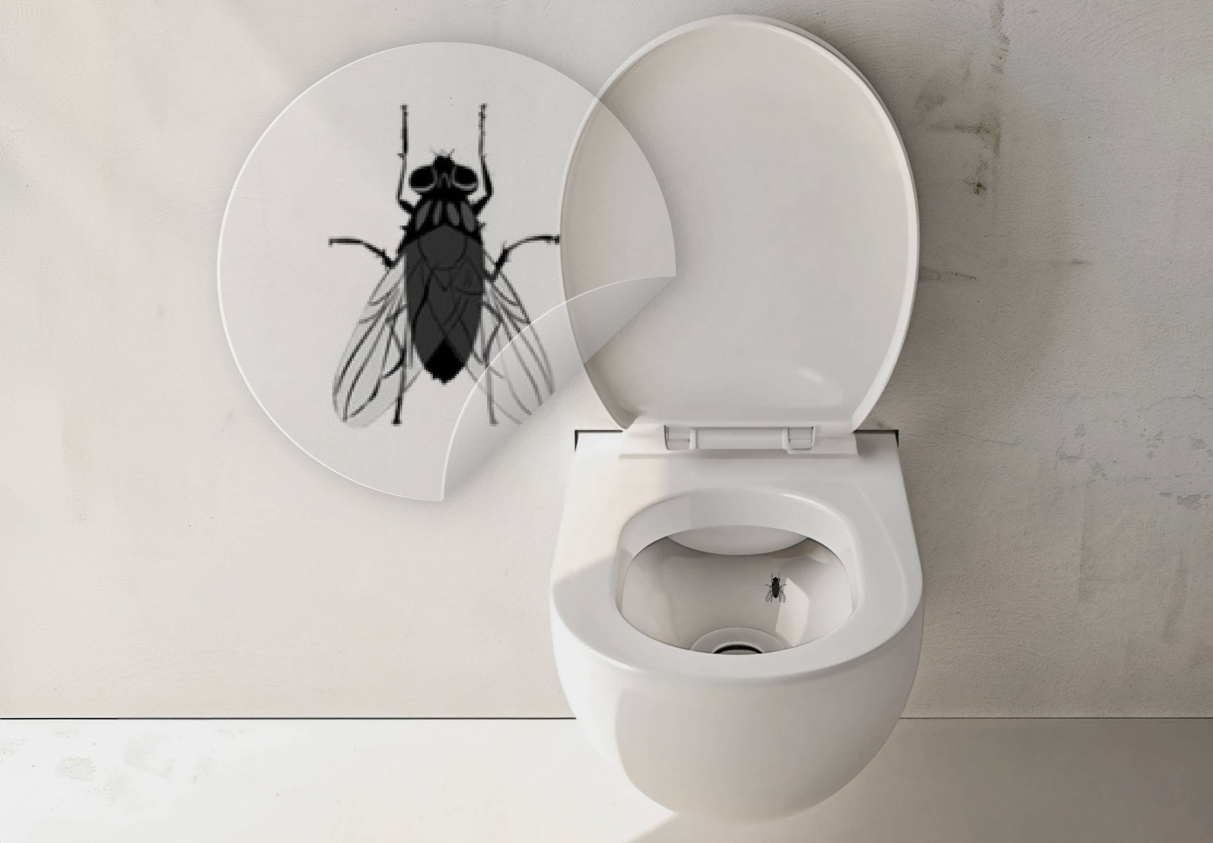 Sticker Varia - Wholesale Toilet Cleaner - 4 Toilet Target Stickers - Urinal Fly0