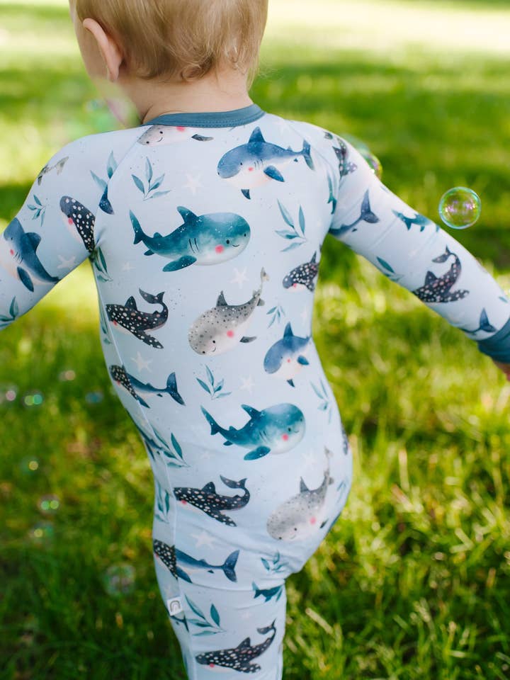 Stay Dreamy - Wholesale Sleepsuit - Baby - Zippy - Snuggle Sharks2