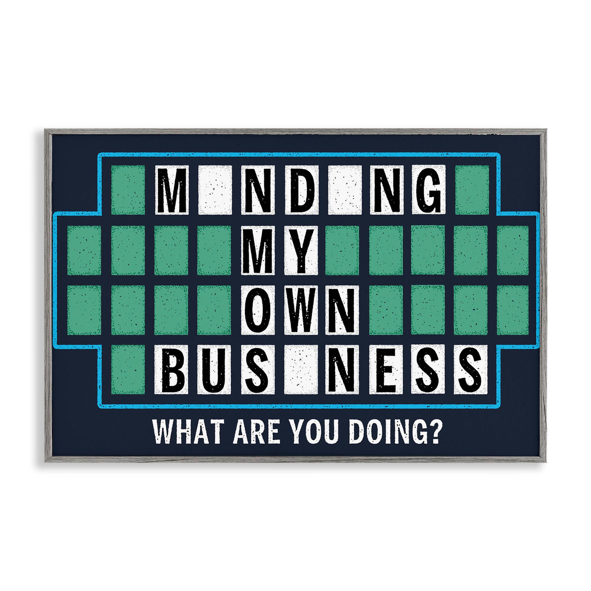 Stupell Industries - Wholesale Wall Sign - Minding My Own Business Game - Framed Wall Art20