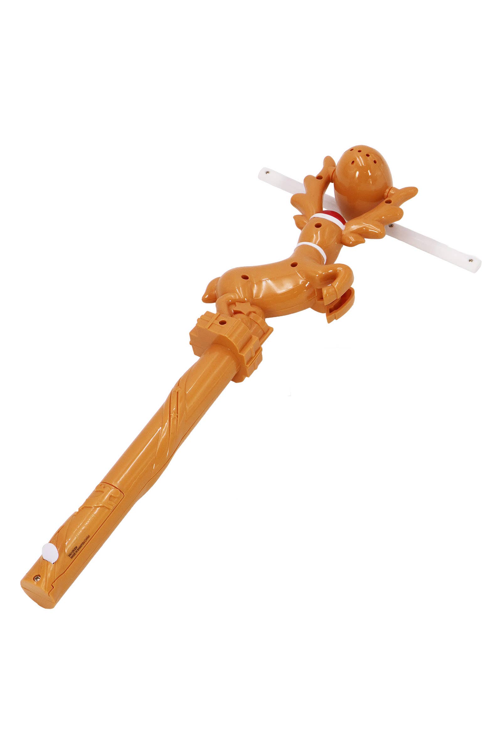 MARROM Varinha Brilhante de Rena Festiva com Arco-íris LED para venda a revendedores na Faire6