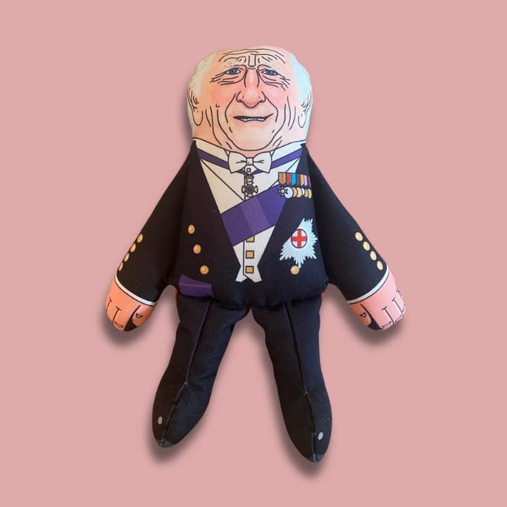 King Charles III Dog Toy for wholesale by Pet Hates Toys