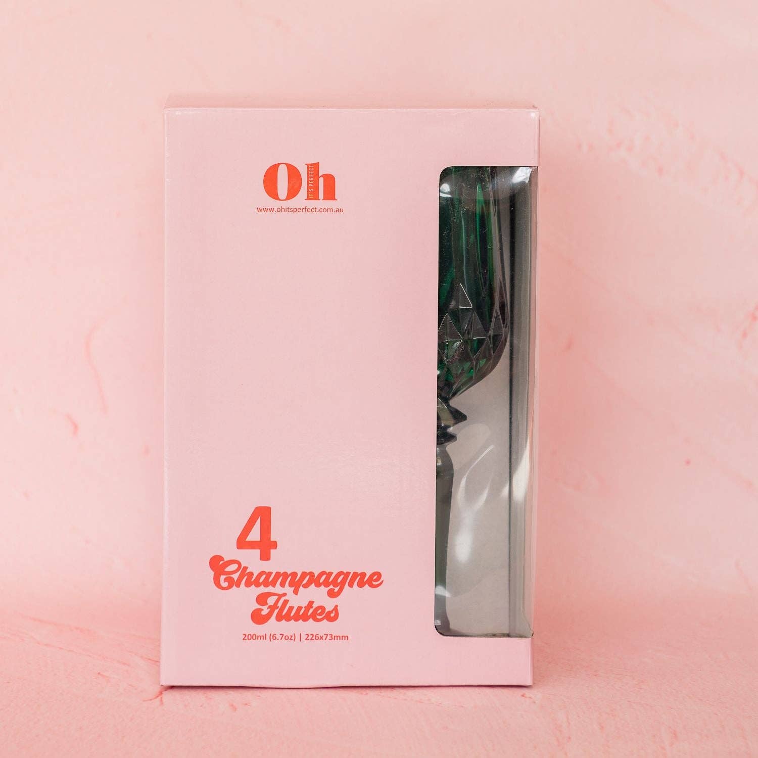 Oh It's Perfect - Wholesale Champagne Flute - Champagne Flute Set Of 4 - Lucky Emerald1