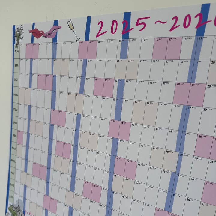 Edinburgh Letters – wholesale Planner – Academic Wall Planner 25/261