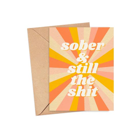As Told By Ellie - Wholesale Congratulations Card - Funny Sober Gifts, Sobriety Card, Proud of You Sober Gift