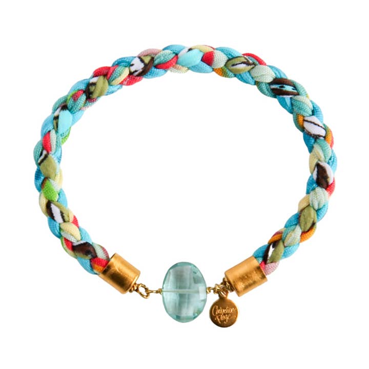 Bracelet extensible Glee en menthe pour la vente par Catherine Page Jewelry