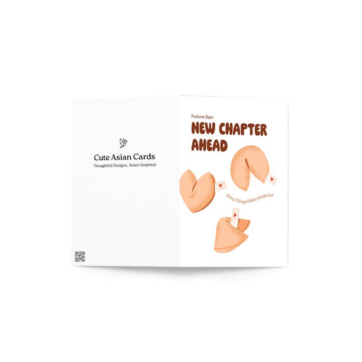 Cute Asian Cards - Wholesale Sympathy Card - Fortune Cookie Divorce Cards | Chinese Asian Break Up Greetings for Friends3