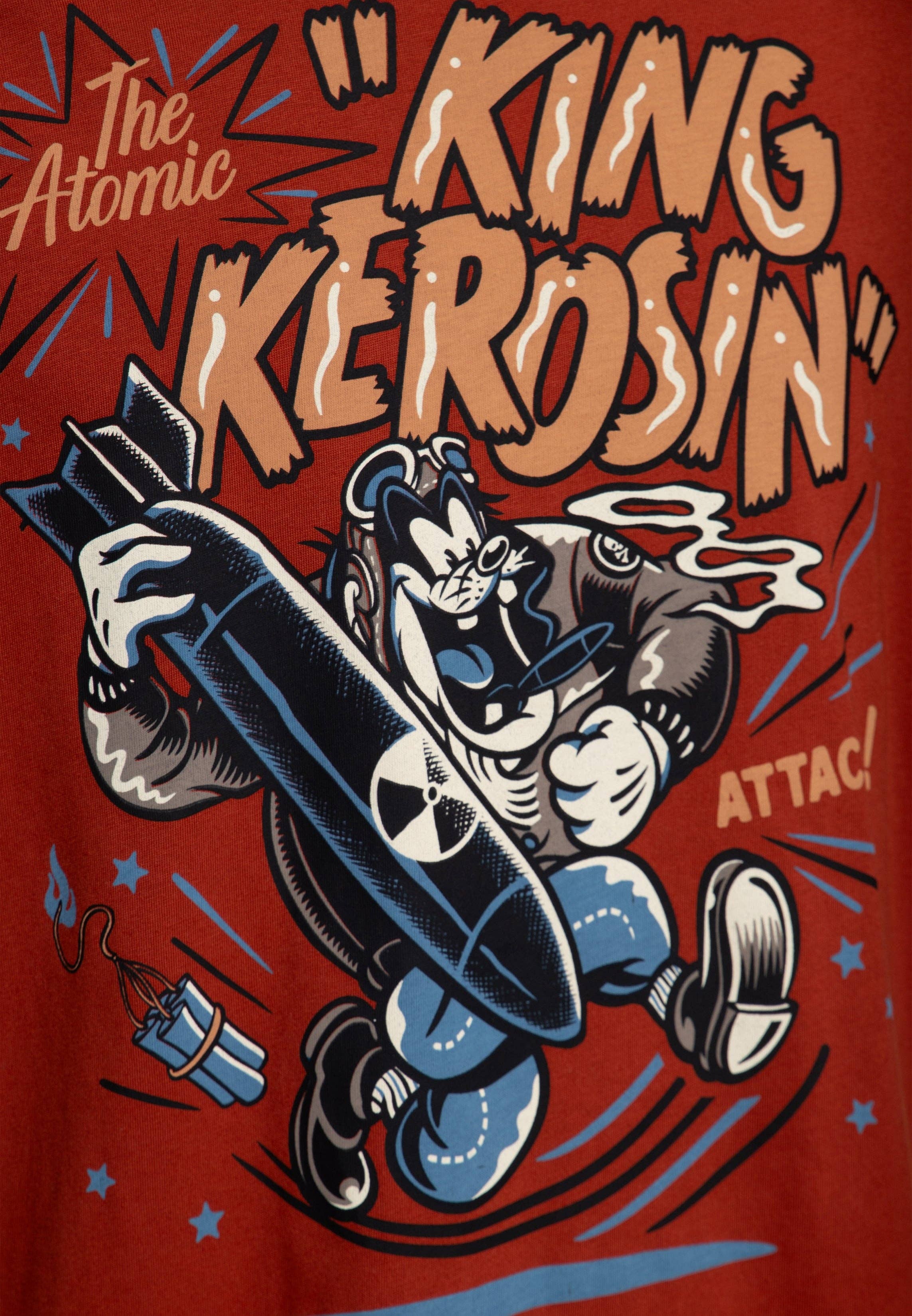 KING KEROSIN - Wholesale Screen Printed T-Shirt - Unisex - T-shirt "The Atomic Attack!"8