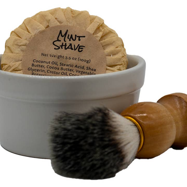 Shave Brush for wholesale by Wild Waters Soapery