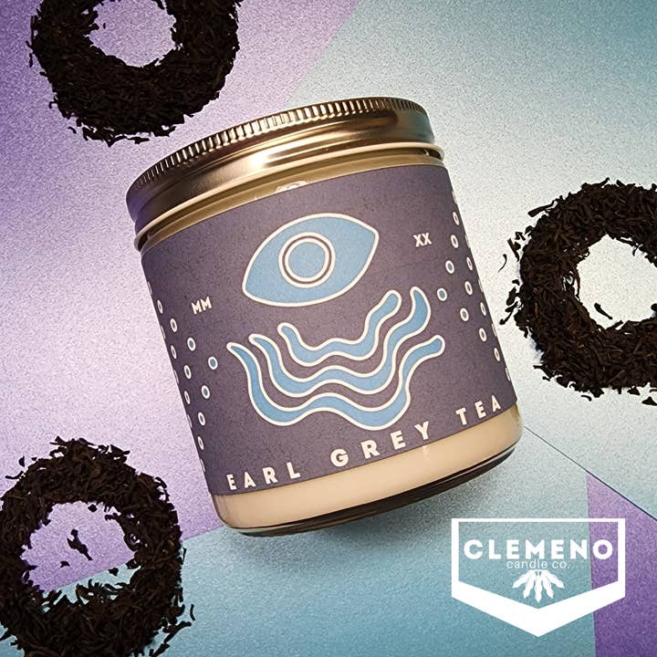 CLEMENO - Wholesale Jar/Filled Candle - Earl Grey Tea Soy Candle2