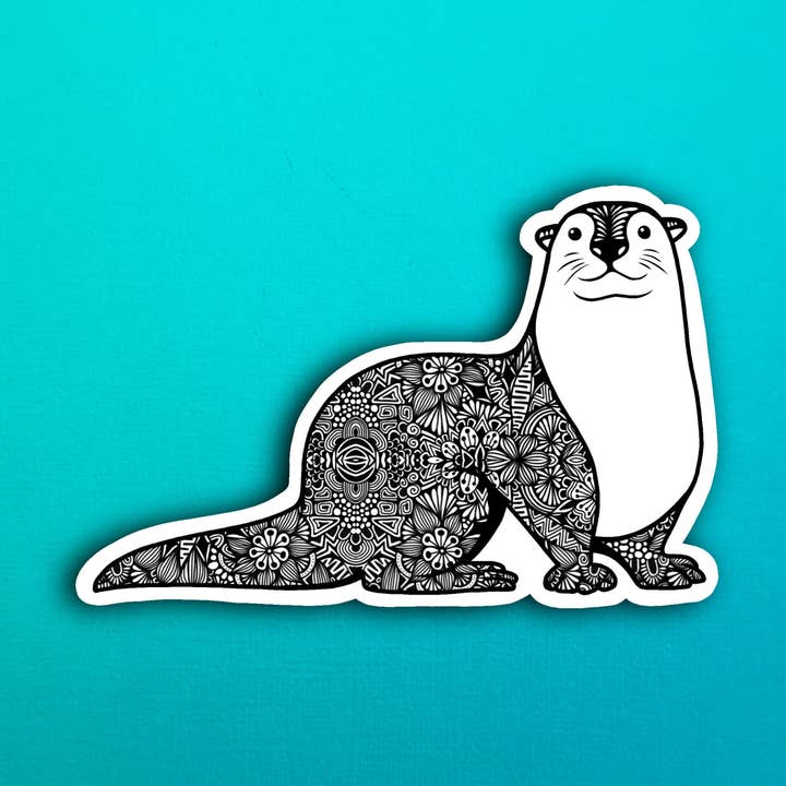 Otter Sticker for wholesale by Zenspire Designs