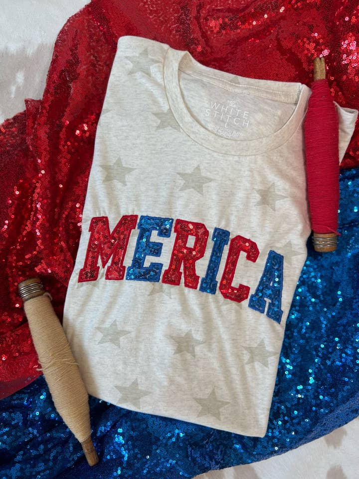 Merica for wholesale by The White Stitch