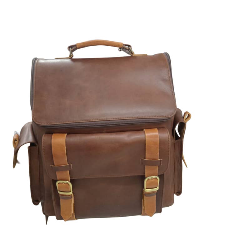 4061 Leather BackPack for wholesale by Lord Jim
