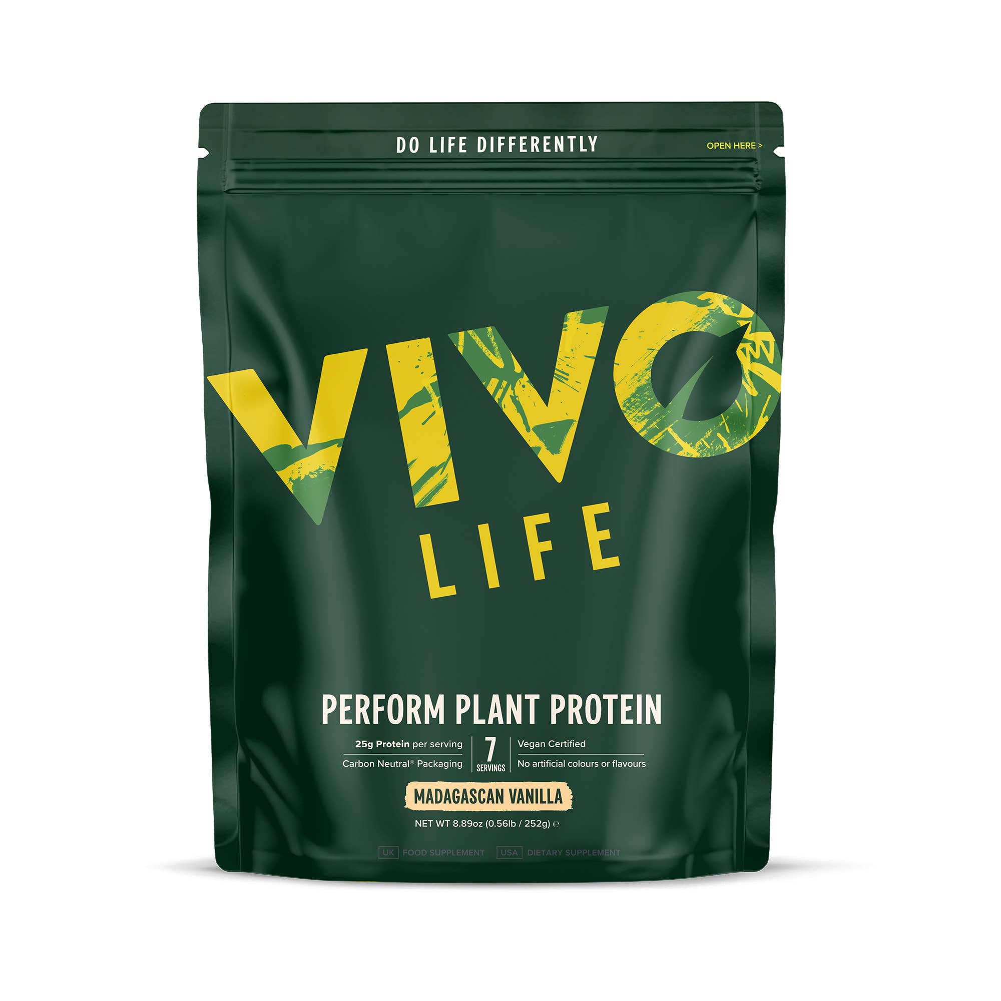 Vivo Life – wholesale Protein/superfood powder – Perform: Raw Plant Protein & BCAA7