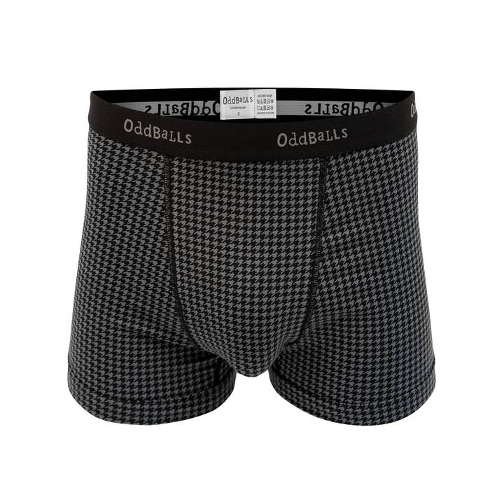 Houndstooth - Mens Cotton Boxer Shorts for wholesale by OddBalls