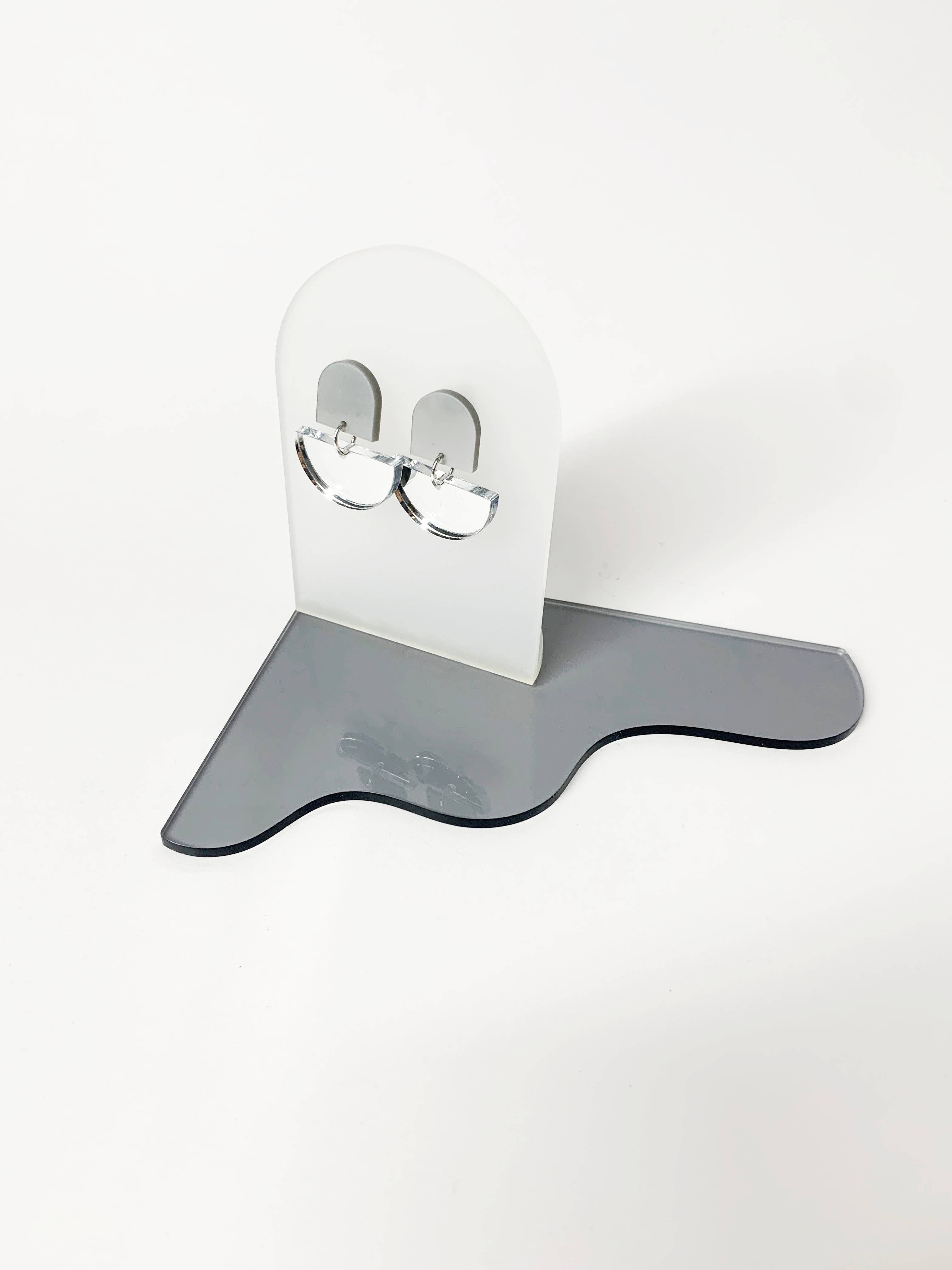 mimimono - Wholesale Stud/Post Earrings - Recycled plastic earrings MIRROR CARA2