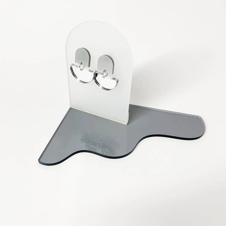 mimimono - Wholesale Stud/Post Earrings - Recycled plastic earrings MIRROR CARA2