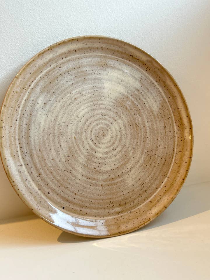 Rosewood Breakfast Plate for wholesale by Fernweh Pottery