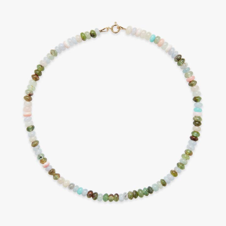 LaWa halsband med ädelsten i förgylld 14k-guld för wholesale av Koi Atelier