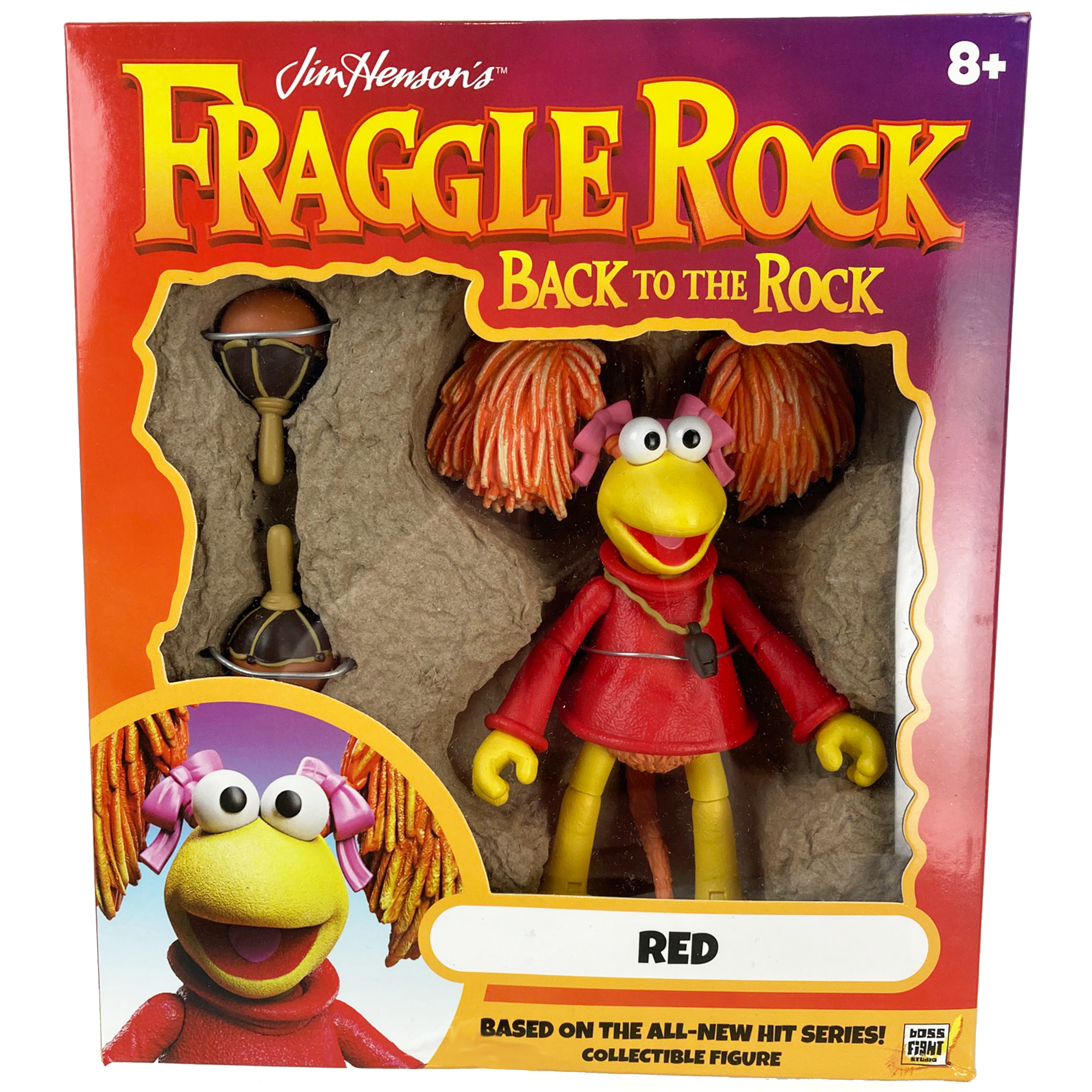 Boss Fight Studio Llc - Wholesale Figurine Toy - Kids - Fraggle Rock Action Figure: Red1