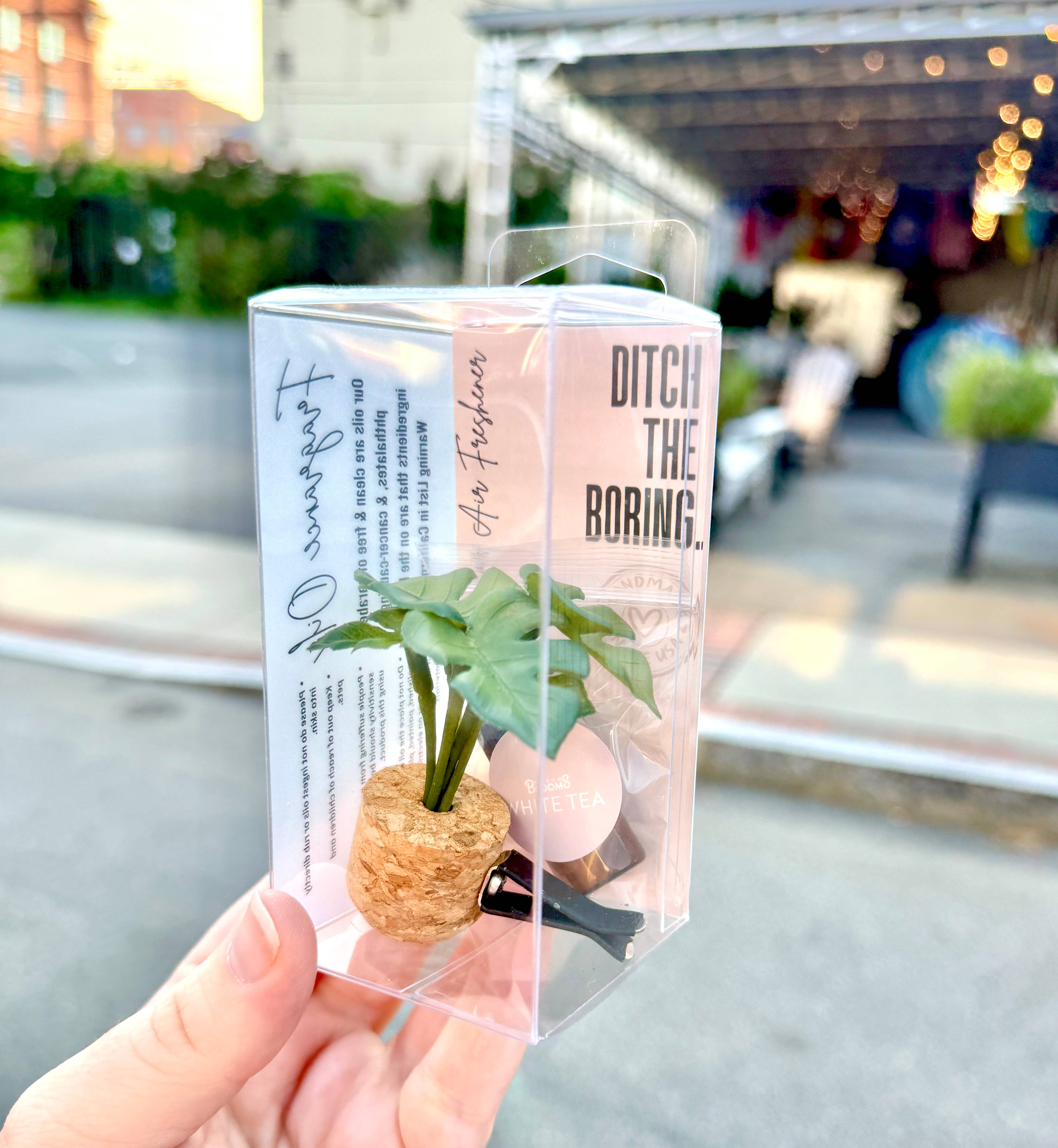 Vroom Blooms - Wholesale Car Freshener - Unisex - Monstera Vent Clip Car Air Freshener Diffuser (Reusable)1