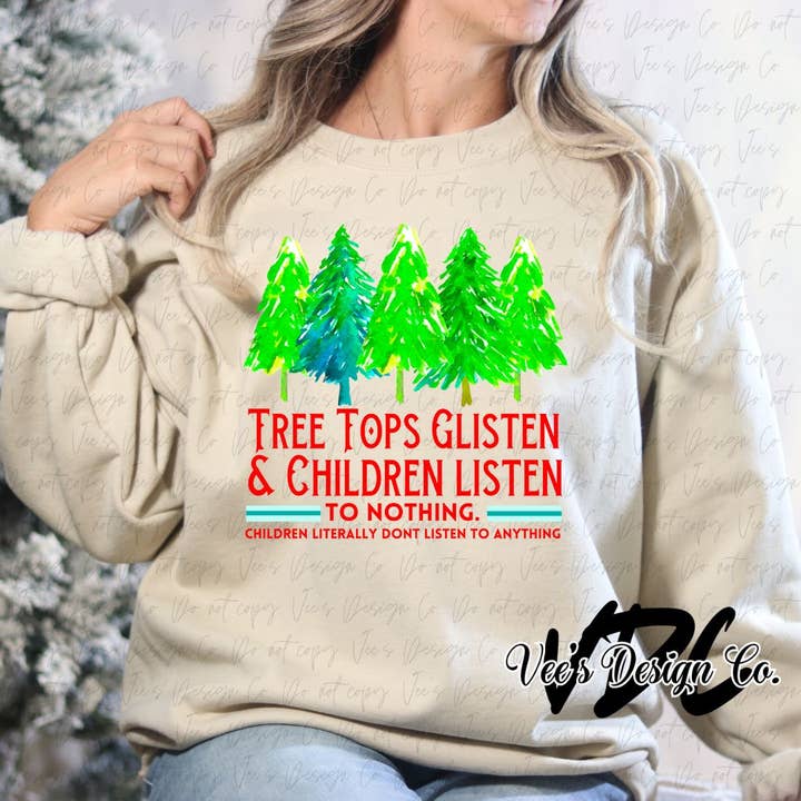 Tree Tops Glisten pour la vente par Vee's Design Co.