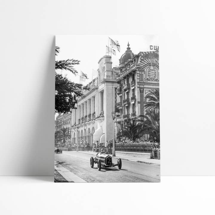 PÓSTER 30X40 CM - Gran Premio de Niza para venta al por mayor de David & David Studio