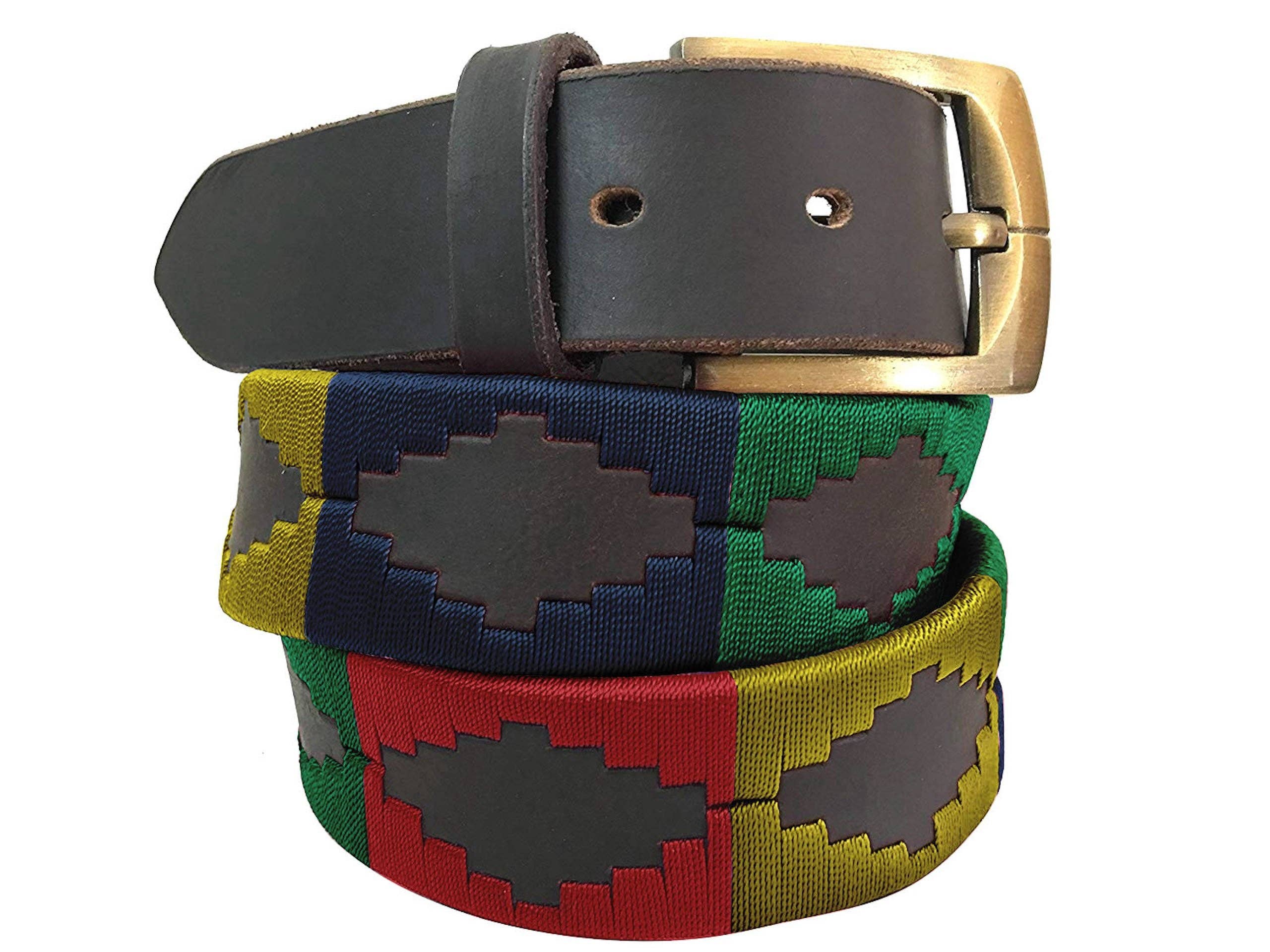 Red Yellow ELDORADO - Classic Polo Belt for wholesale on Faire0