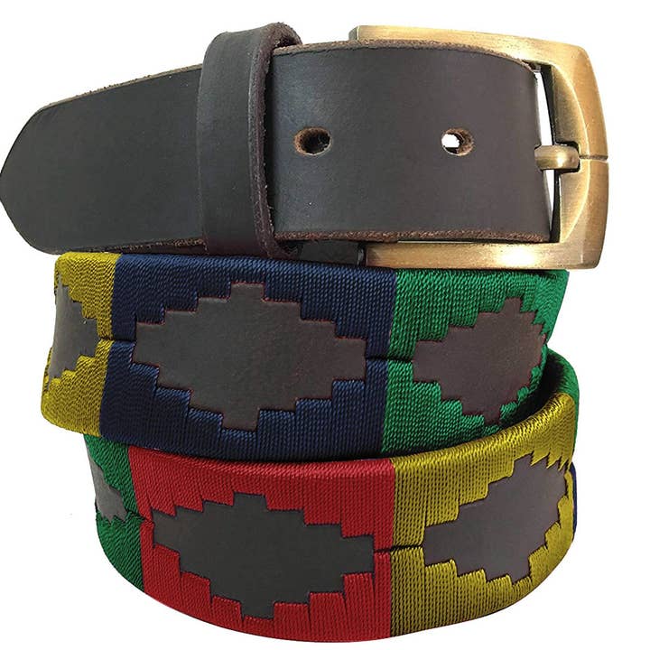 Red Yellow ELDORADO - Classic Polo Belt for wholesale on Faire