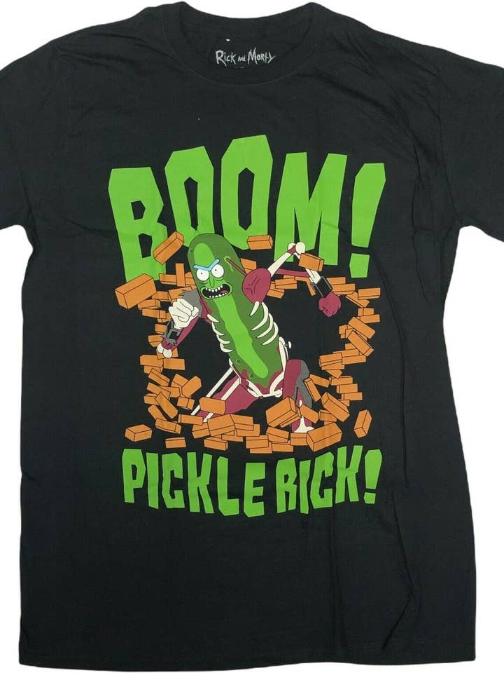 Big Apple Card Company - Wholesale Screen Printed T-Shirt - Unisex - Rick and Morty Adult Officially Licensed Tee Shirts 2