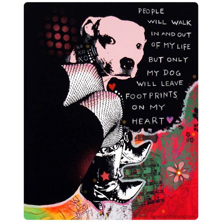 Girls Best Friend Pit Bull Dog Sticker for wholesale by RetroPlanet