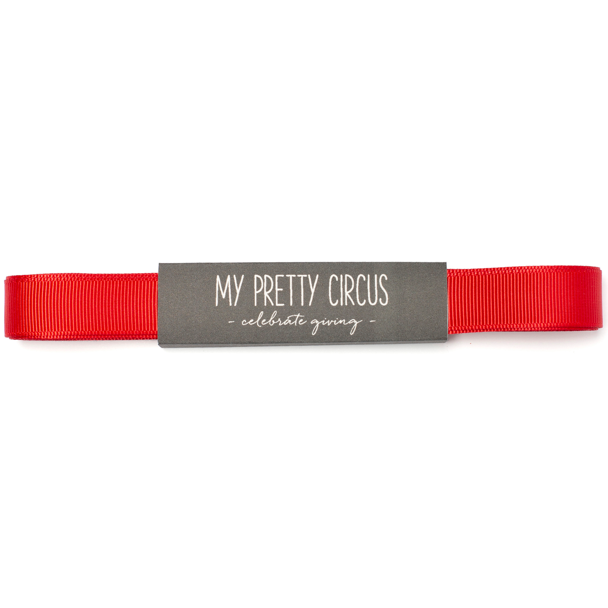 My Pretty Circus - Vente Ruban – emballage cadeau - Ruban cadeau rouge gros-grain 16 mm x 5 m, facile à nouer1