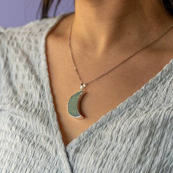 Lucent Studios Ltd - Wholesale Pendant/Charm Necklace - Crescent Moon Gold or Silver Plated Necklace7