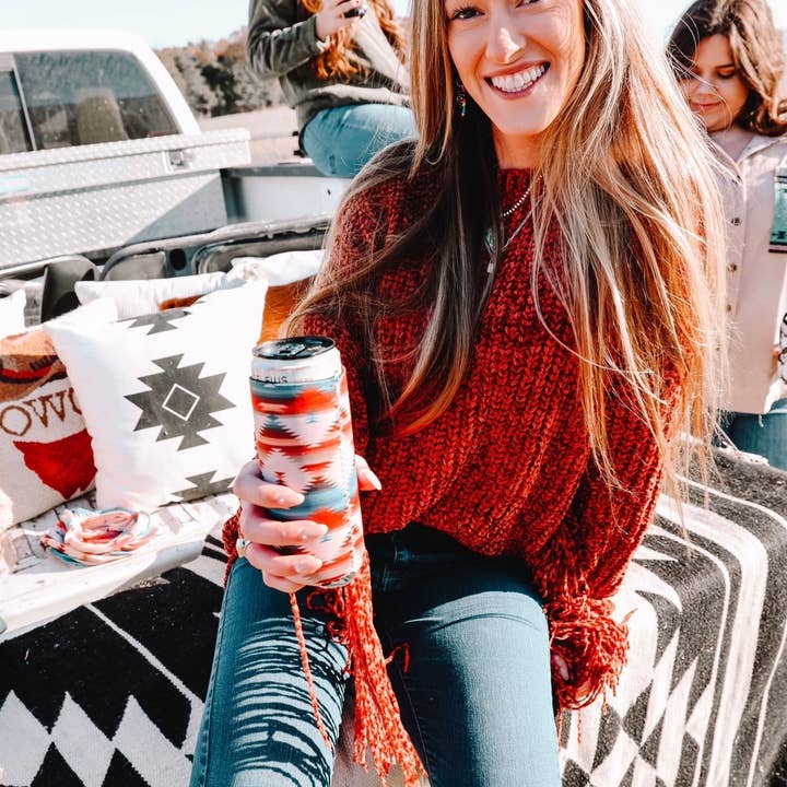 The Front Porch Label - Wholesale Drink Huggers & Koozies - Aztec Tall Coozie 2-Pack22