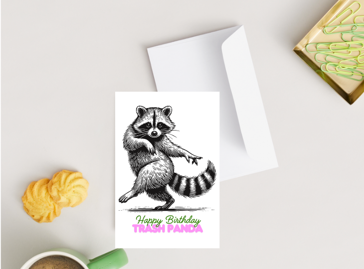 Party Collective - Wholesale Birthday Card - Happy Birthday Trash Panda Card5