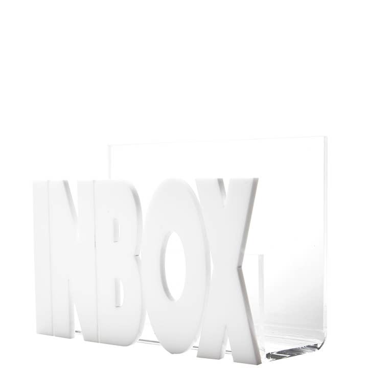INBOX - WHITE for wholesale by Tara Wilson Designs