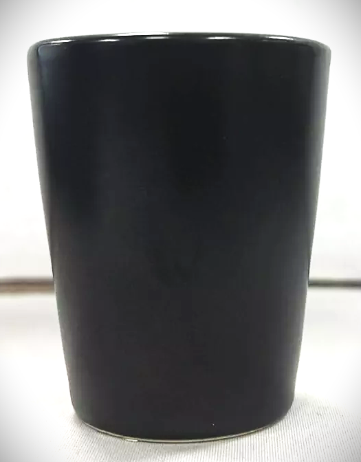 7 Star - Wholesale Shot Glass - Black Ceramic Blank Shot Glass 2 Oz (Blank Shot Glass) 0