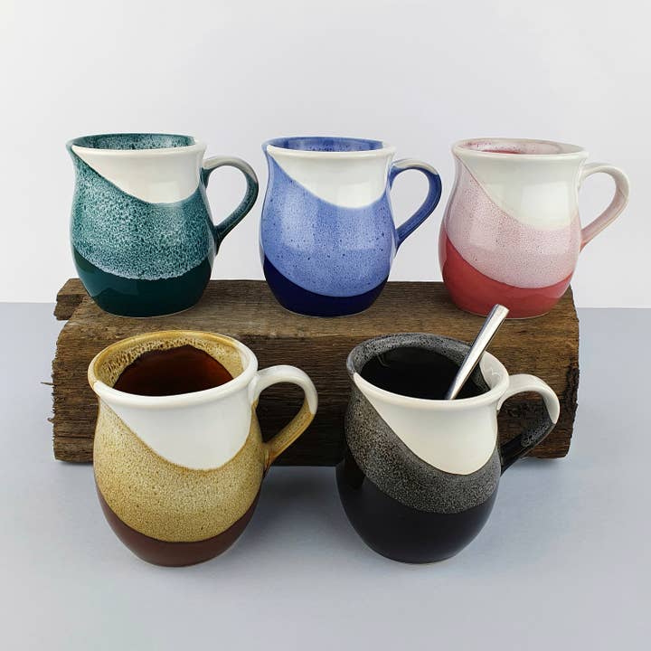 Glazed Belly Mugs for wholesale by Ceramic Connoisseur