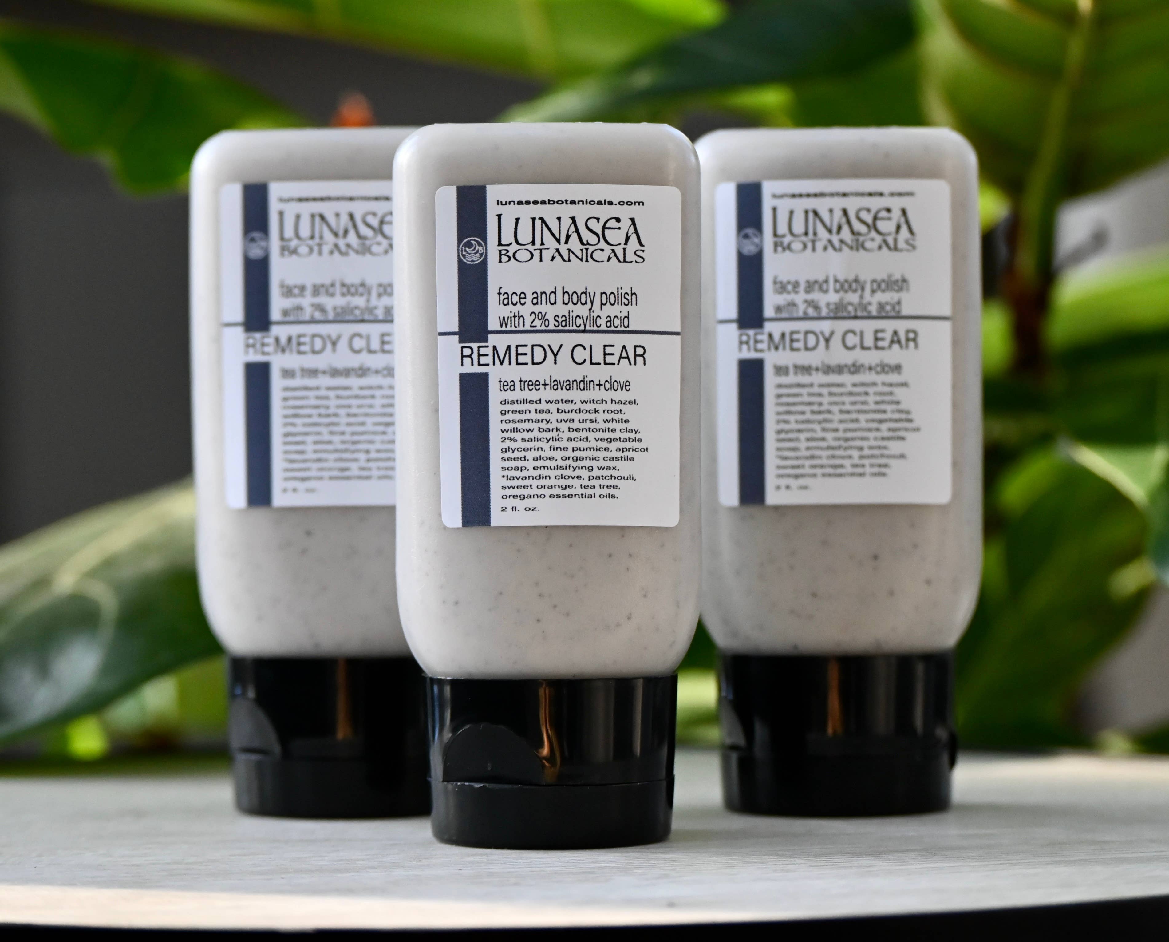 lunasea botanicals - Wholesale Facial Exfoliant/Scrub - Remedy Face and Body Polish with 2% salicylic acid0