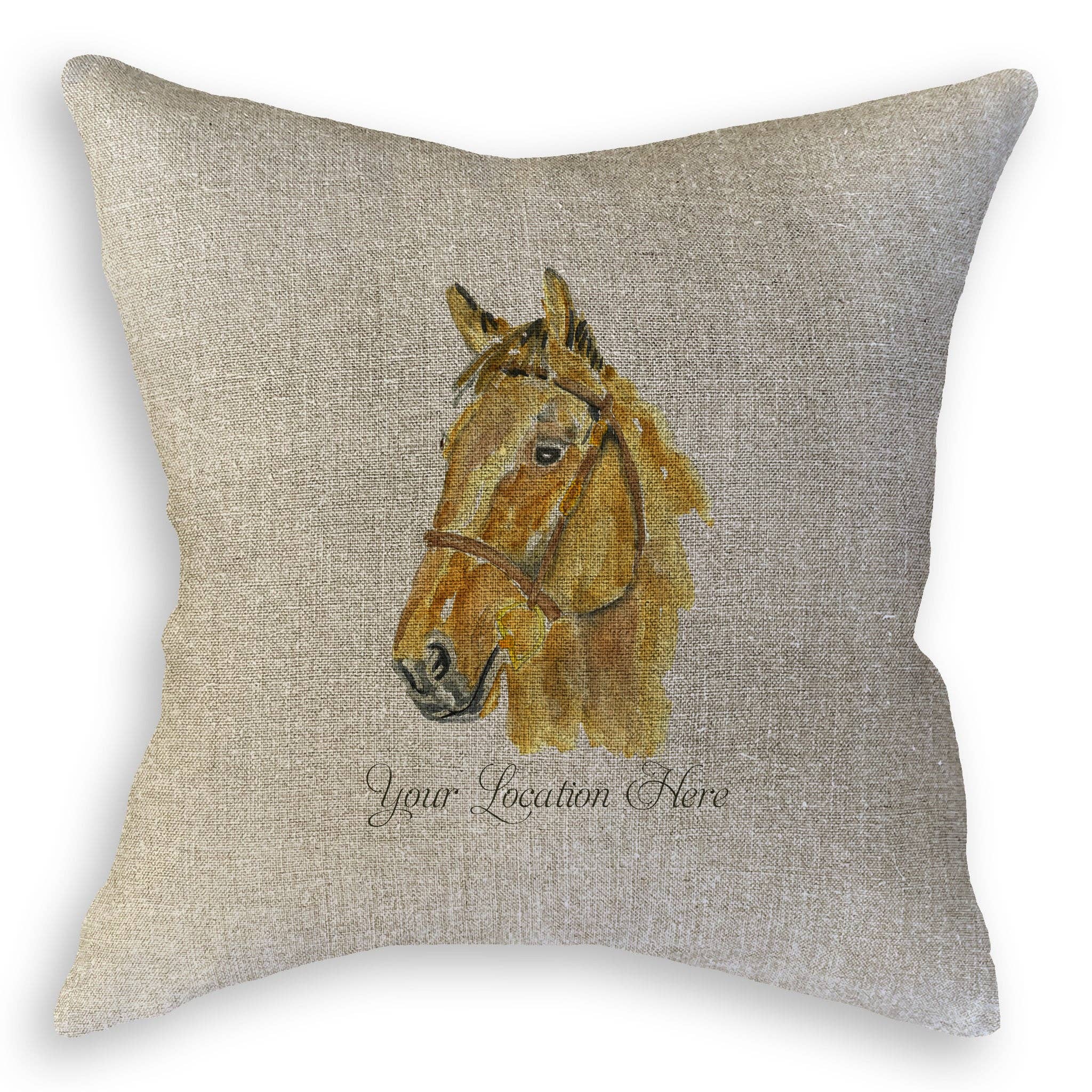 French Graffiti - Wholesale Tea Towel - Horse Head with Location10