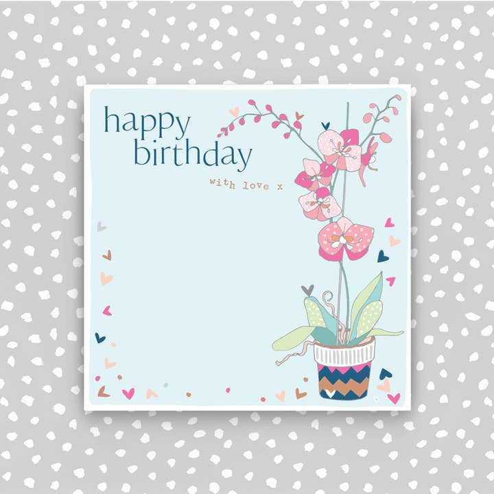 Cartão de felicitações de aniversário - com amor (CB237) por atacado de Molly Mae Ltd