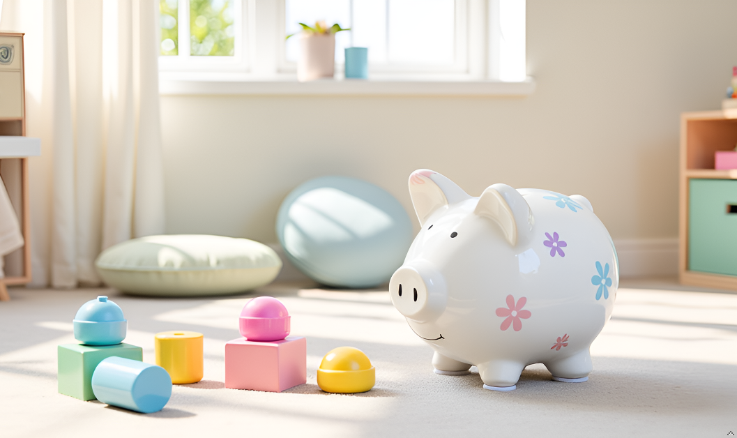 Kate & Milo - Wholesale Money/Piggy Bank - Kids & Baby - Floral Mini Piggy Bank5