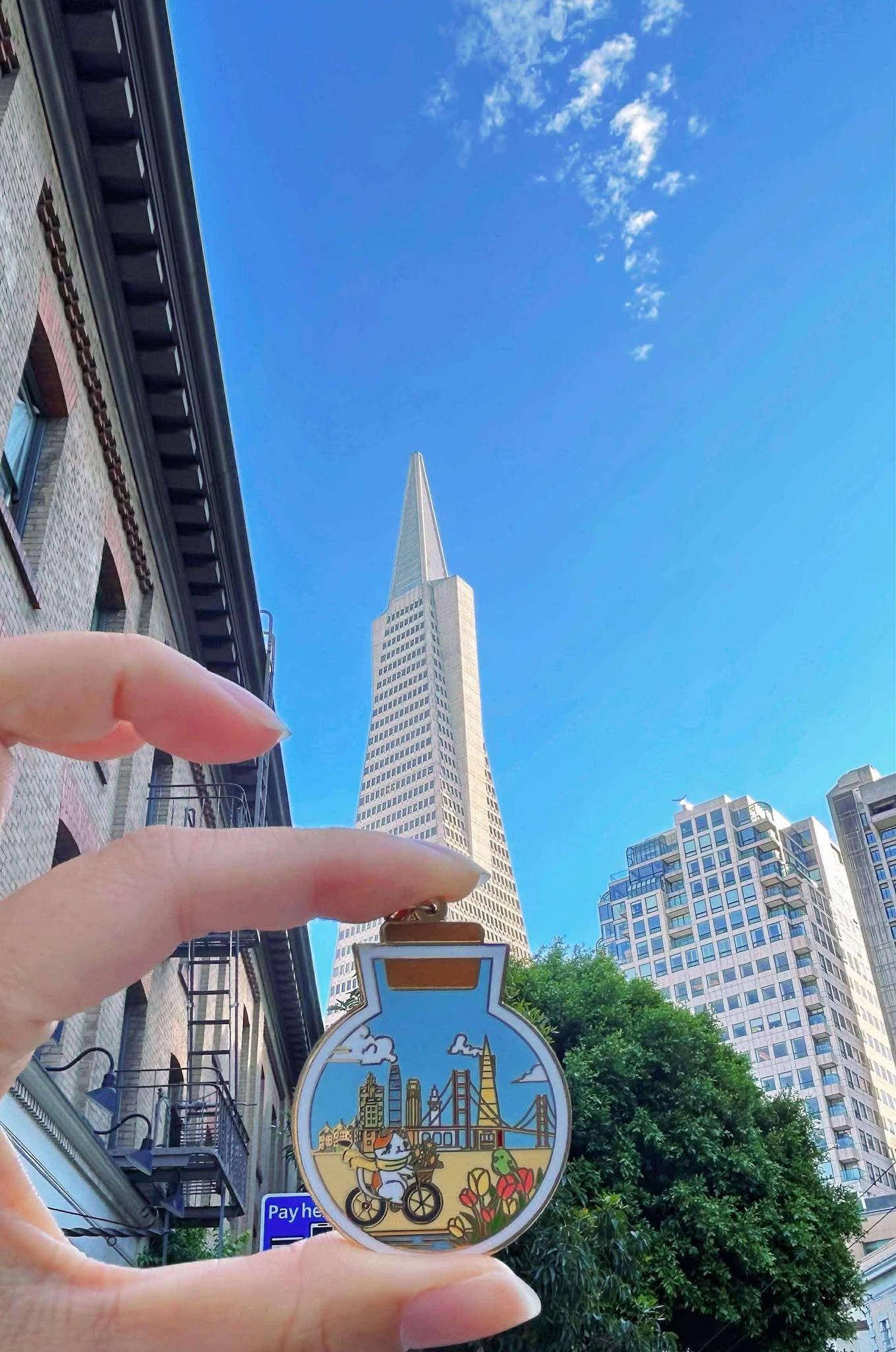 HolyGuacamolly - Wholesale Keychain - Unisex - Original Design Bike Ride In San Francisco Keychain3