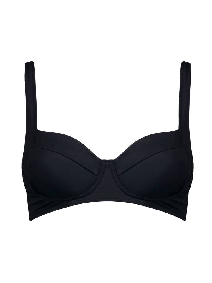 Mjuk bygelöverdel i svart för wholesale av Kitty and Vibe