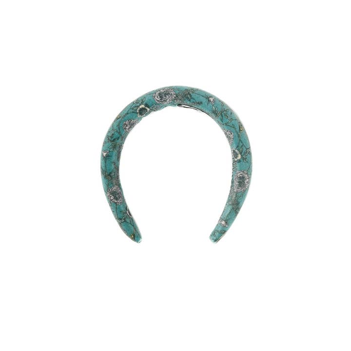 Tétè Accessories - Vente Bandeau – femme - Bandeau arrondi en velours à motif oiseaux0