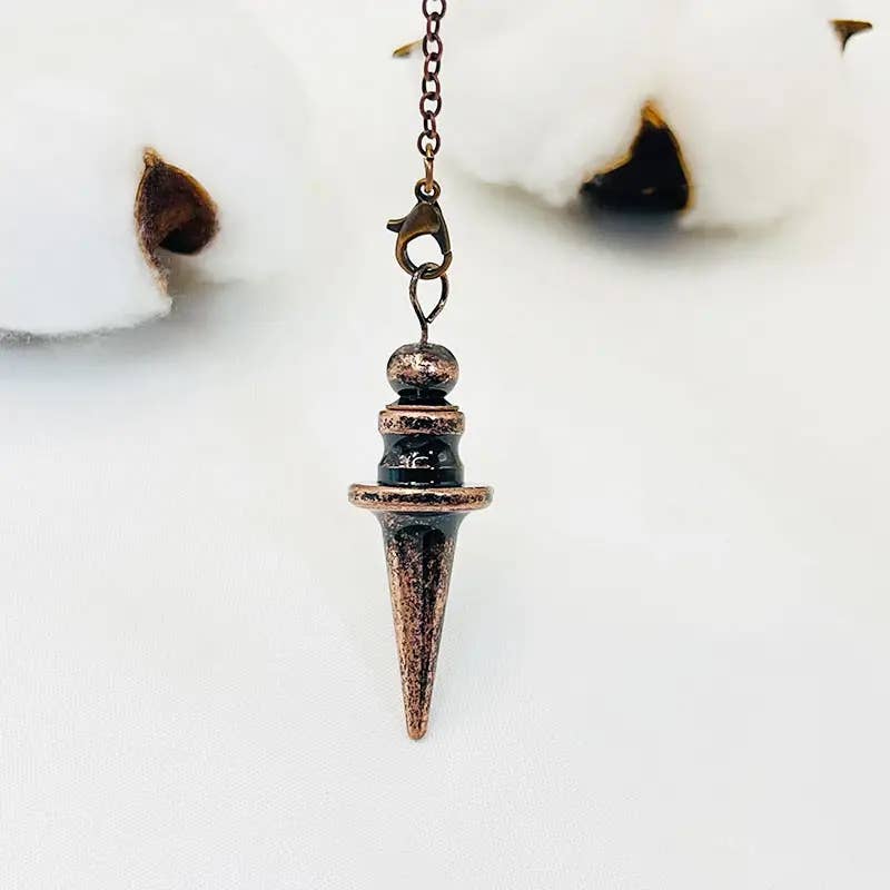 GemMeet - Wholesale Individual Charm/Pendant - Metal Long Tapered Pointed Pendant3