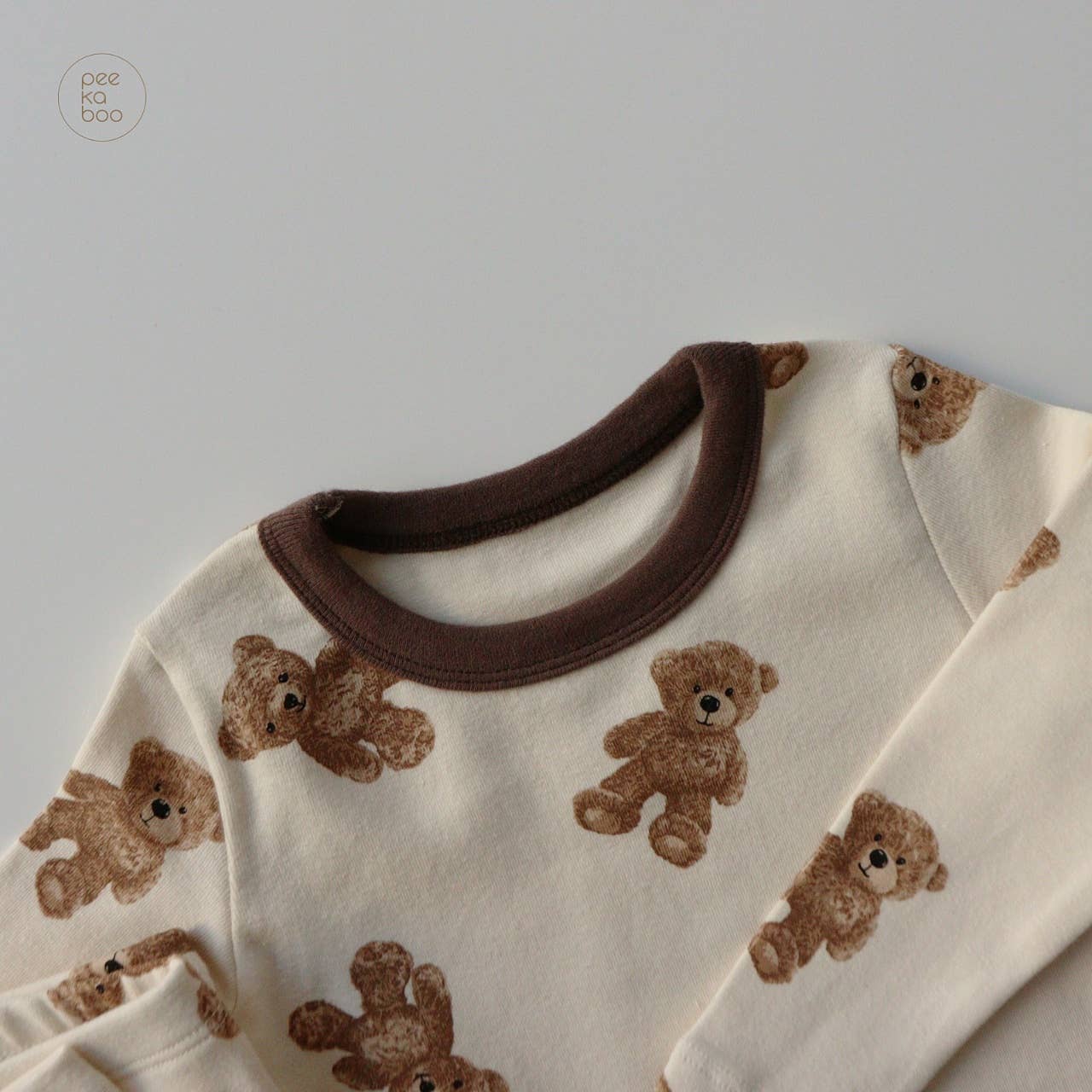 peekaboo - Wholesale Sleepwear Set - Kids - Winter Neutral toddler Cotton Pajama  Sleepwear2