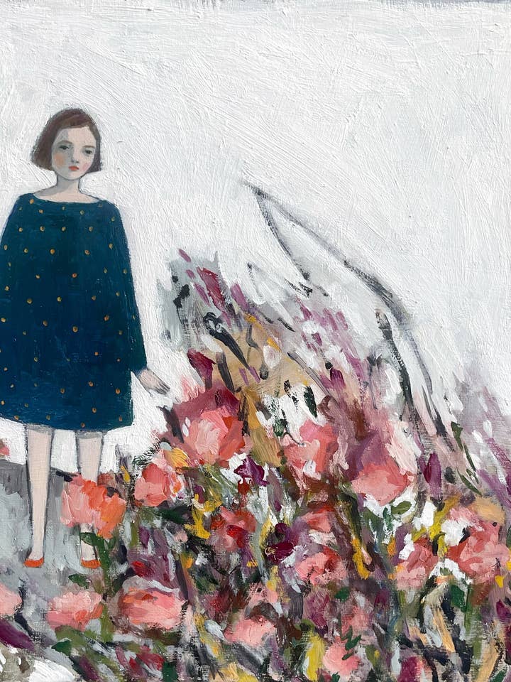 Rage and beauty would guide her - print for wholesale by Amanda Blake