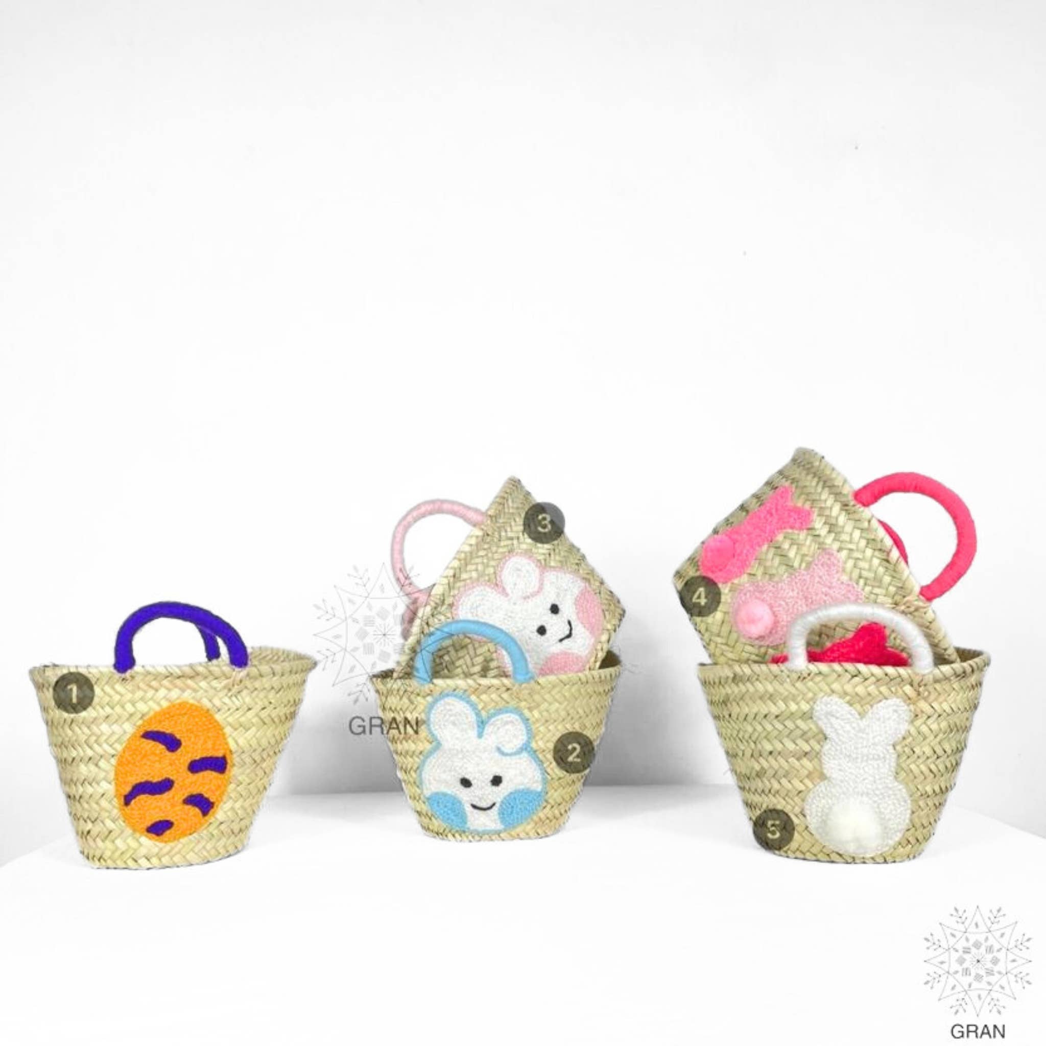 Gran Wholesale – wholesale Basket – Kids & baby –  Personalized Easter Gift For Kids, Easter Straw Basket.0
